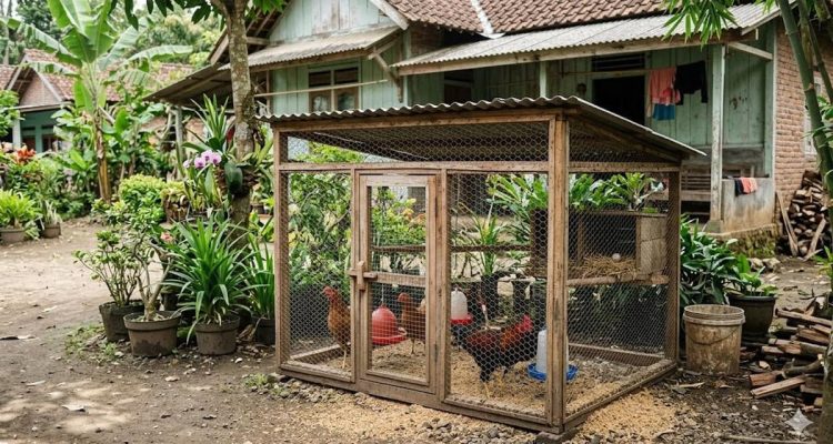 Cara Membuat Kandang Ayam Mini dari Jaring yang Praktis, Ini Inspirasi Desainnya