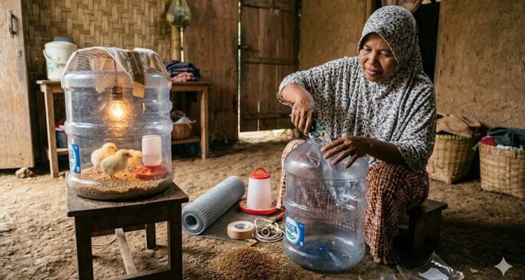 Cara Membuat Kandang Serbaguna dari Galon Bekas untuk Unggas Kecil, Mudah Ditiru