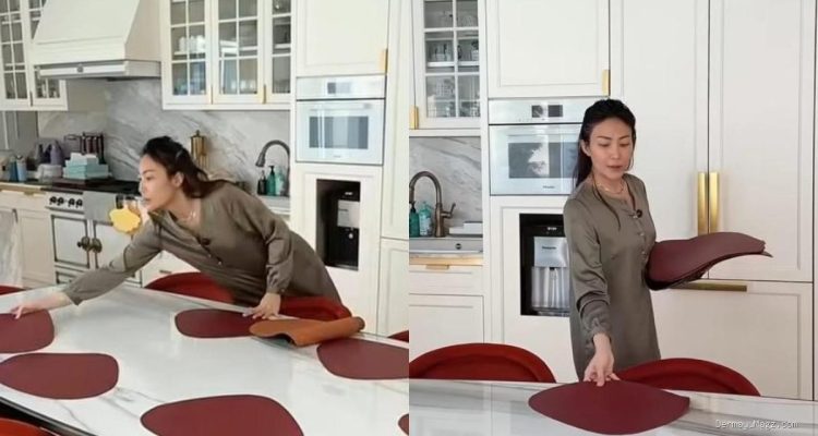 Dapur Rumah Ayu Dewi Berbalut Nuansa Putih yang Menawan