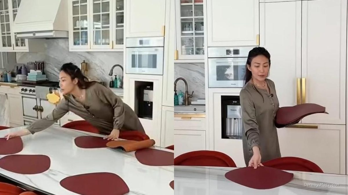 Dapur Rumah Ayu Dewi Berbalut Nuansa Putih yang Menawan