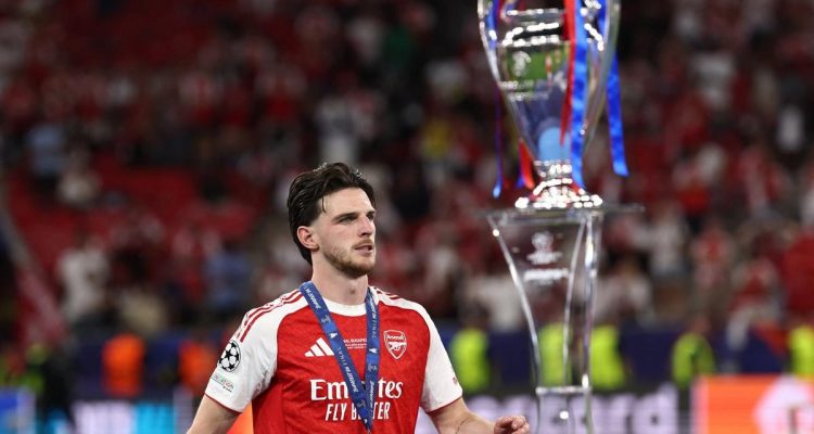 Declan Rice Beri Komentar Usai Arsenal Tersingkir di Final Liga Champions