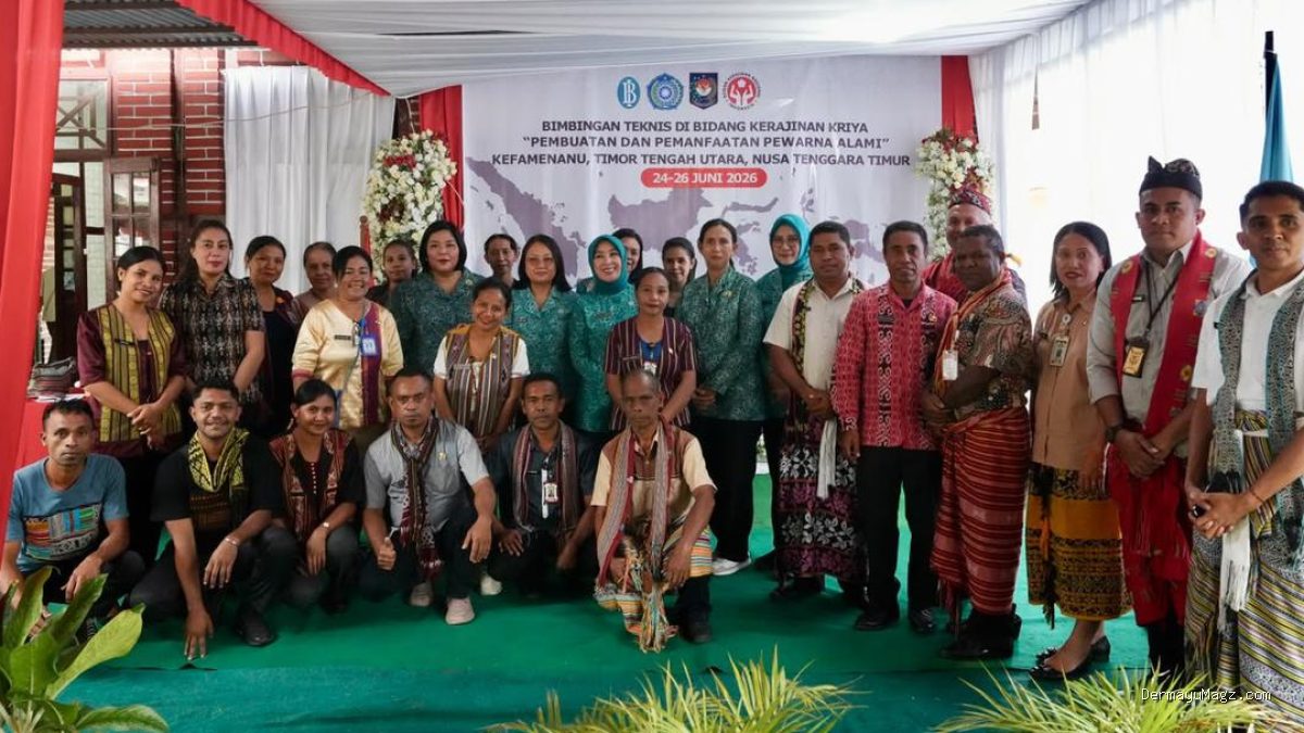 Dekranas: Pewarna Alami Dongkrak Nilai Jual Tenun TTU