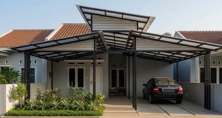Desain Carport dengan Sirkulasi Udara untuk Kendaraan Aman