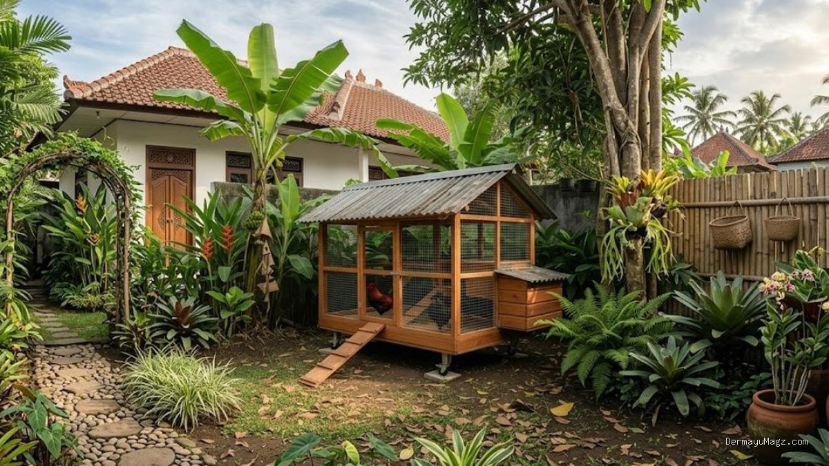 Desain Kandang Ayam Beroda untuk Mengurangi Bau dan Meningkatkan Kesehatan