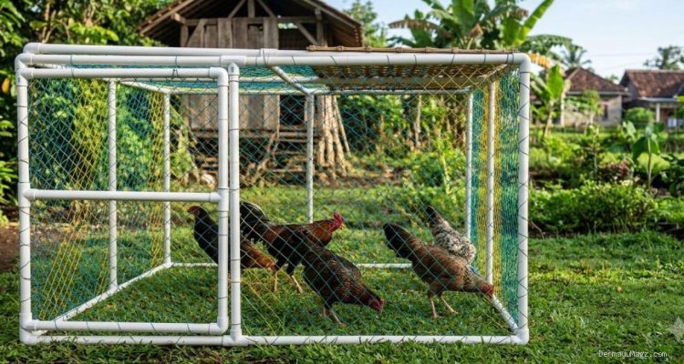 Desain Kandang Ayam Umbaran Portable: Solusi Fleksibel untuk Lahan Terbatas