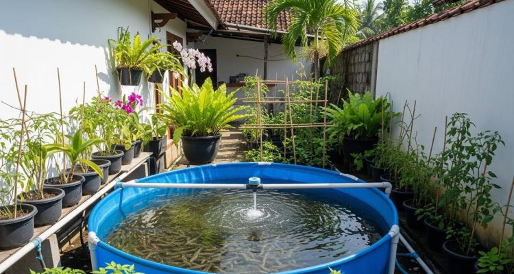 Desain Kolam Bundar Efisien untuk Budidaya Udang