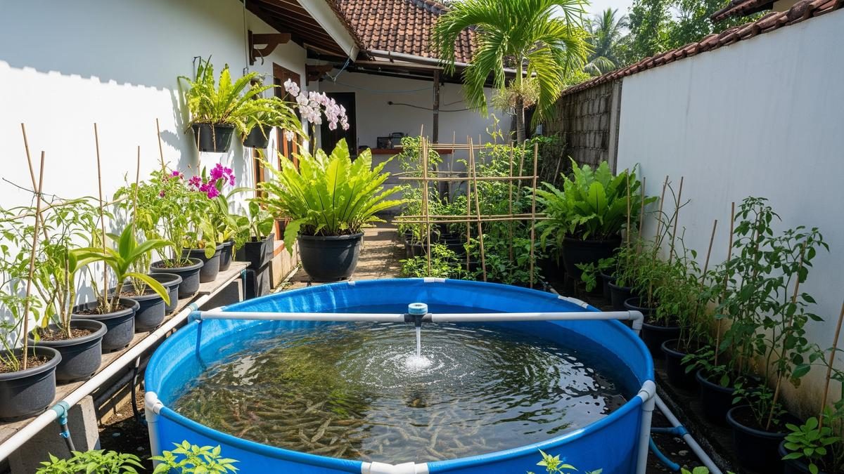 Desain Kolam Bundar Efisien untuk Budidaya Udang