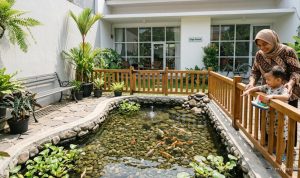 Desain Kolam Ikan Aman untuk Rumah dengan Lansia dan Balita