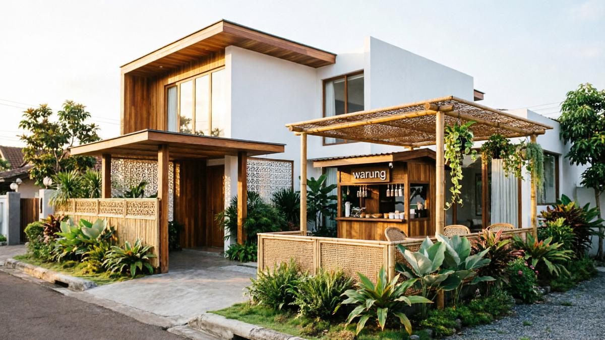Desain Warung Depan Rumah: Privasi, Kenyamanan, dan Fungsi