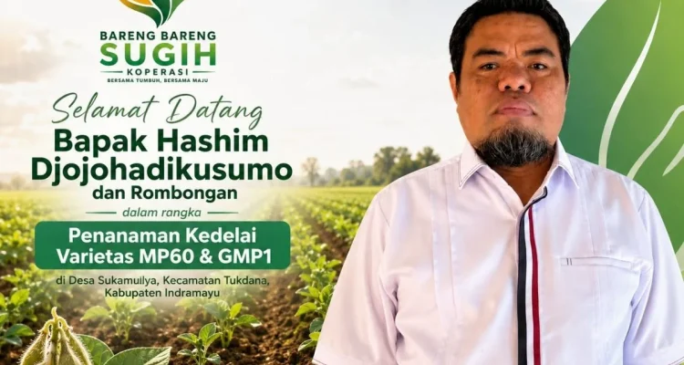 Hashim Djojohadikusumo Dukung Petani Kedelai Indramayu: Suntikan Semangat H. Mulyadi