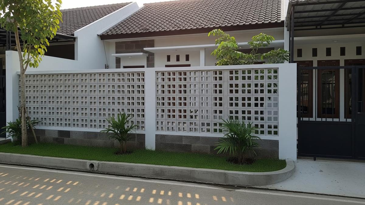 Ide Pagar Roster Modern untuk Tampilan Rumah yang Lebih Rapi dan Menawan