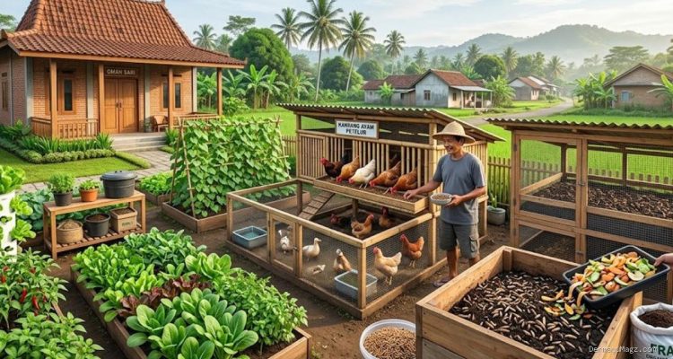 Ide Pertanian Terpadu Ternak dan Tanaman untuk Lahan Sempit