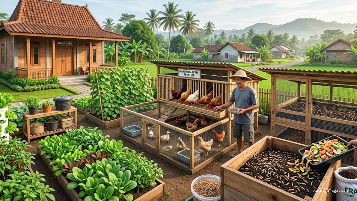 Ide Pertanian Terpadu Ternak dan Tanaman untuk Lahan Sempit