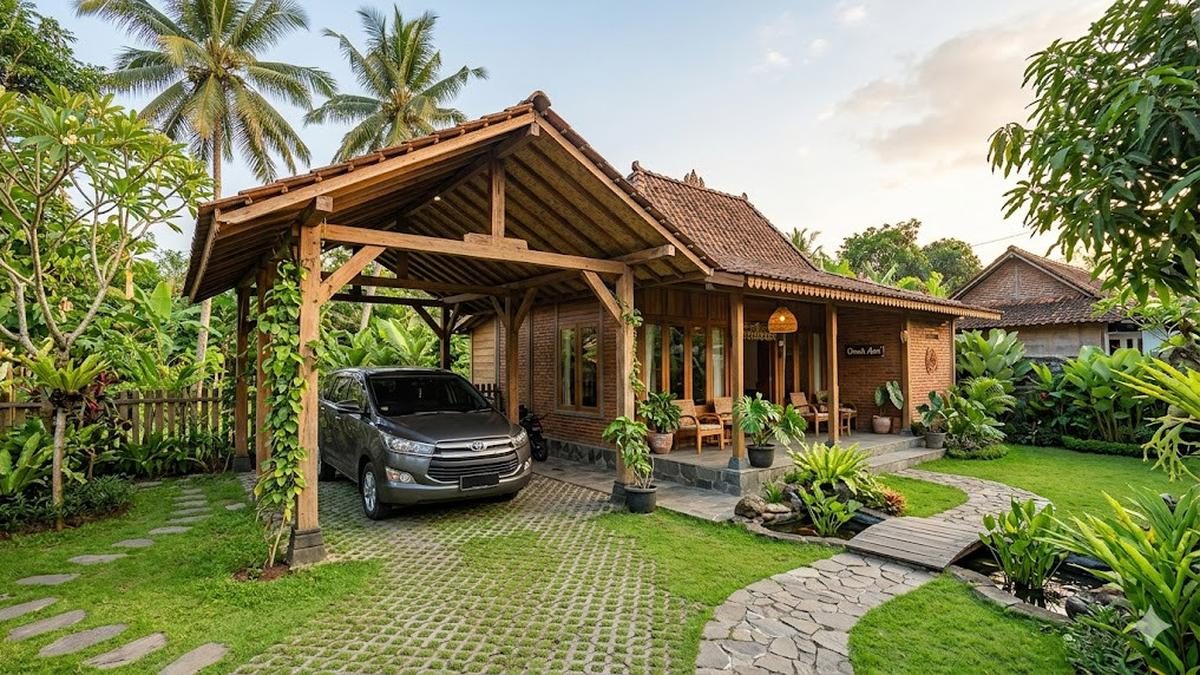 Inspirasi Desain Carport Fungsional dan Estetik untuk Rumah Kampung