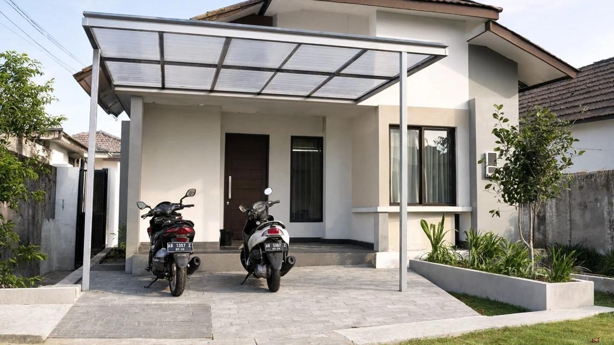Inspirasi Garasi Motor Minimalis untuk Rumah Kecil