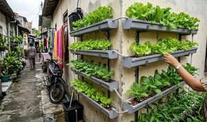Inspirasi Kebun Mini Hidroponik untuk Lahan Terbatas di Rumah Gang Sempit