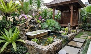 Inspirasi Kolam Ikan Estetik dari Bak Bekas Tampil Mewah