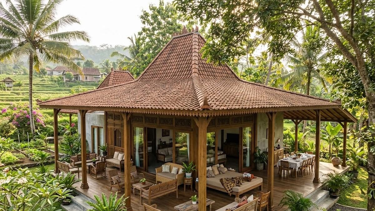 Inspirasi Rumah Kampung dengan Serambi Luas untuk Berkumpul Keluarga