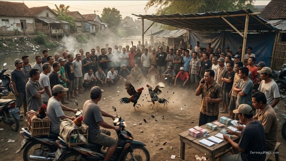 Judi Sabung Ayam Karangasem Indramayu Beroperasi, Pemda & APH 'Tertidur
