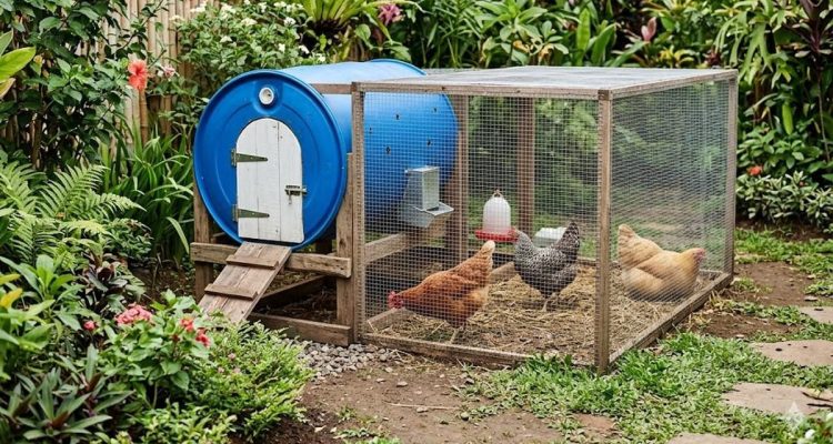 Kandang Ayam Drum atau Kayu, Mana yang Lebih Tahan Lama dan Ekonomis?