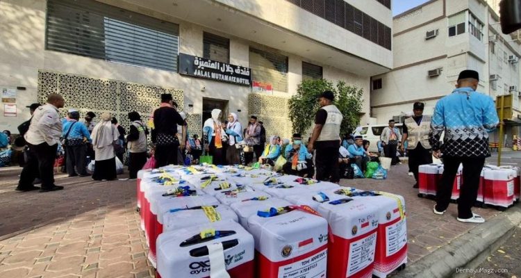 Kloter Terakhir Jemaah Haji Gelombang I Kembali ke Tanah Air