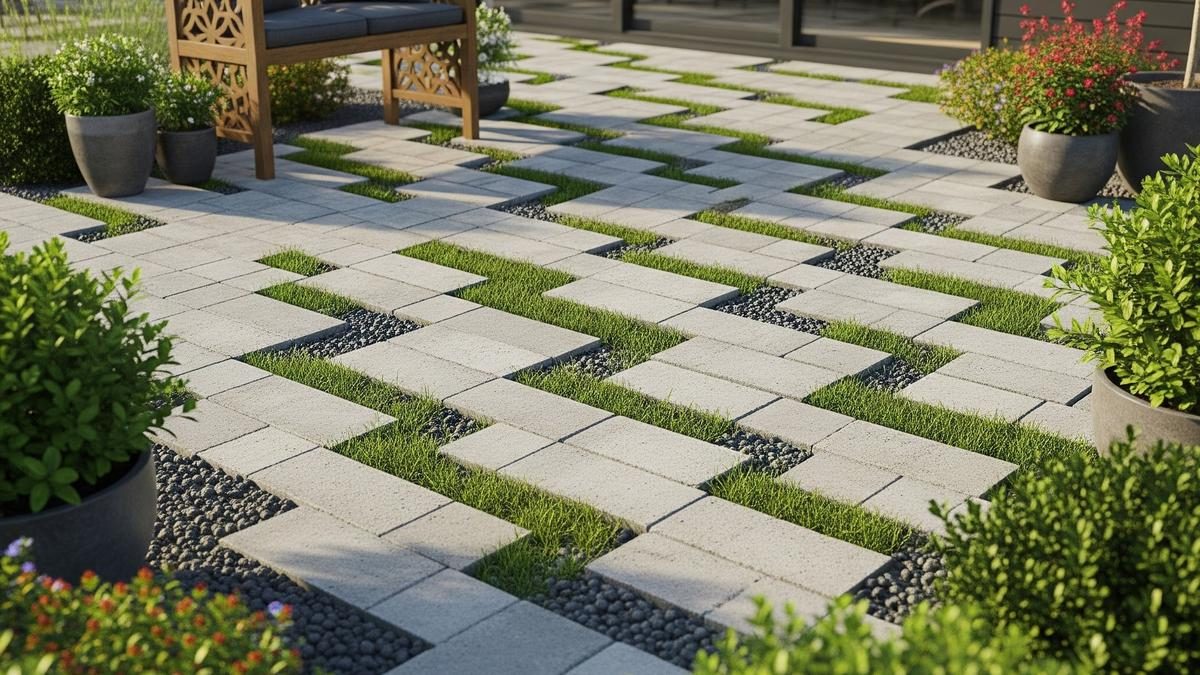 Kombinasi Paving Block Teras untuk Mengurangi Panas Berlebih