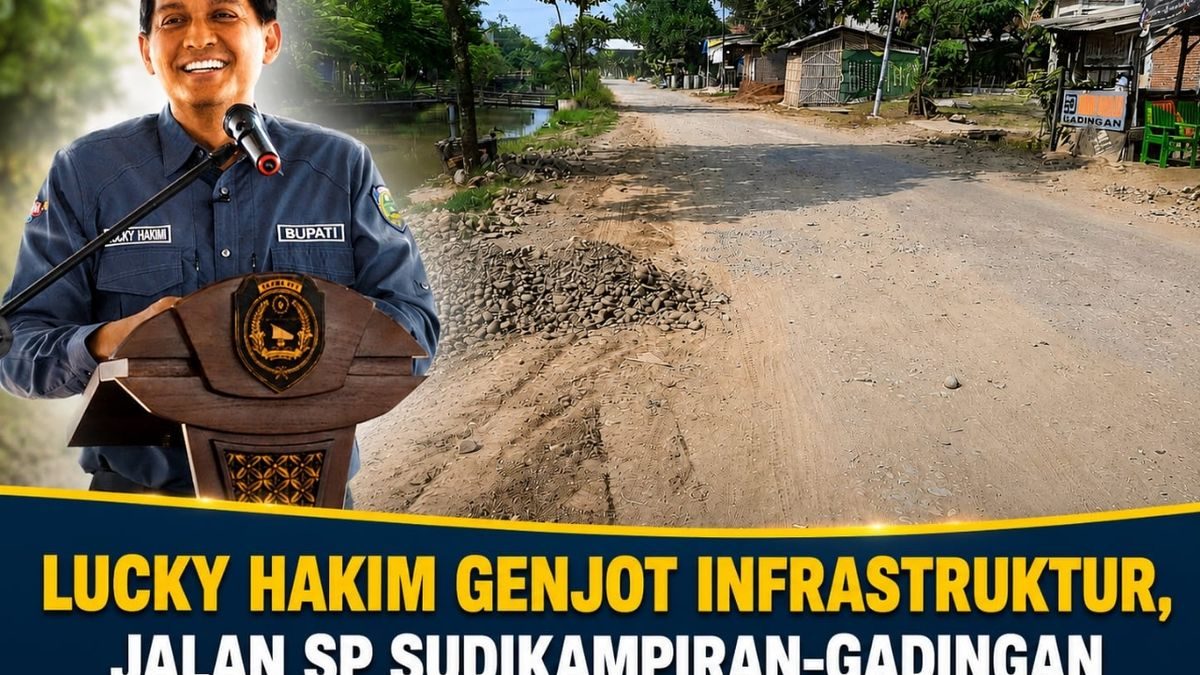 Lucky Hakim Percepat Infrastruktur: Jalan SP Sudikampiran-Gadingan Rp3,3 M