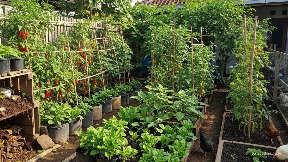 Memanfaatkan Limbah Ternak untuk Kebun Produktif