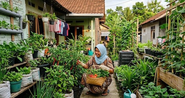 Memulai Sistem Pangan Mandiri untuk Ibu Rumah Tangga di Lahan Sempit