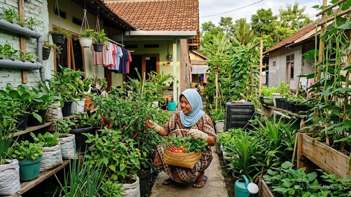 Memulai Sistem Pangan Mandiri untuk Ibu Rumah Tangga di Lahan Sempit