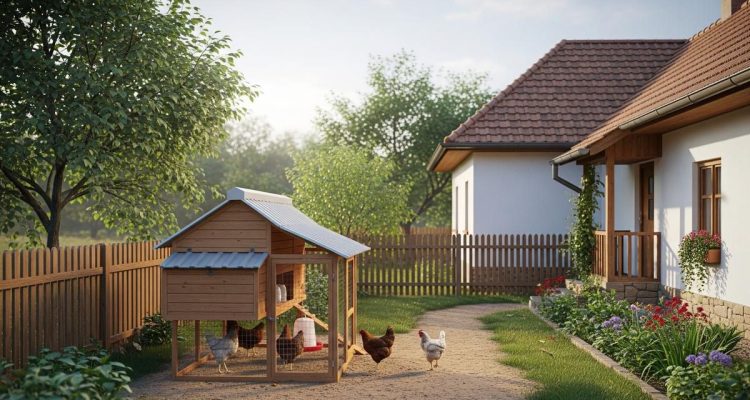 Menjaga Jarak Tepat Kandang Ayam dari Rumah untuk Ternak Kecil