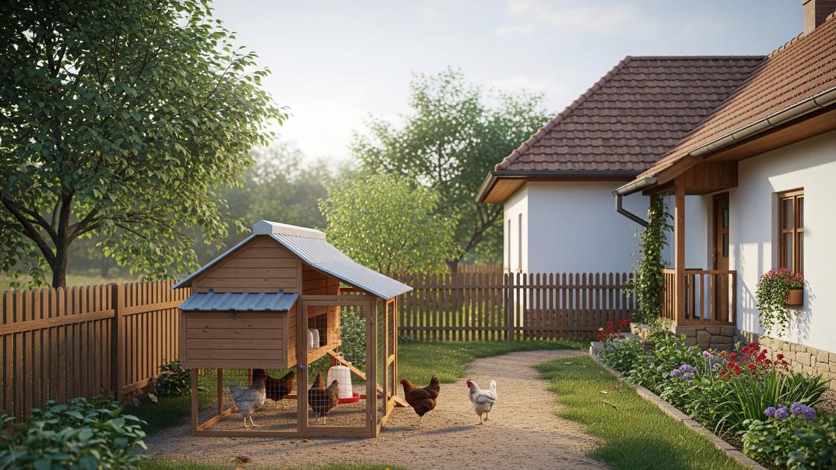Menjaga Jarak Tepat Kandang Ayam dari Rumah untuk Ternak Kecil