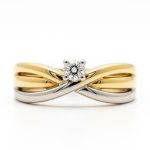 Model Cincin Emas Dua Warna Minimalis yang Tampil Mewah dan Simpel