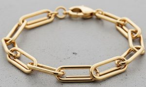 Model Gelang Emas Rantai Paper Clip Paling Diburu Wanita