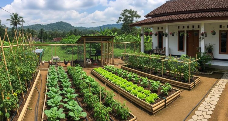 Model Kebun dan Peternakan Mini untuk Tambahan Penghasilan di Rumah