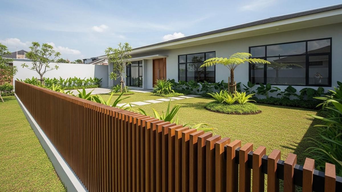 Model Pagar Pendek yang Memberi Kesan Rumah Lebih Luas