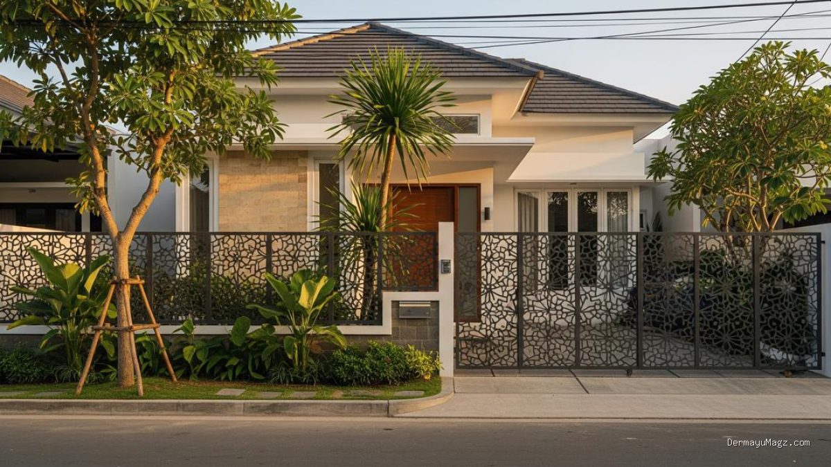 Model Pagar Rumah Aman, Nyaman, dan Kokoh untuk Keluarga dengan Anak
