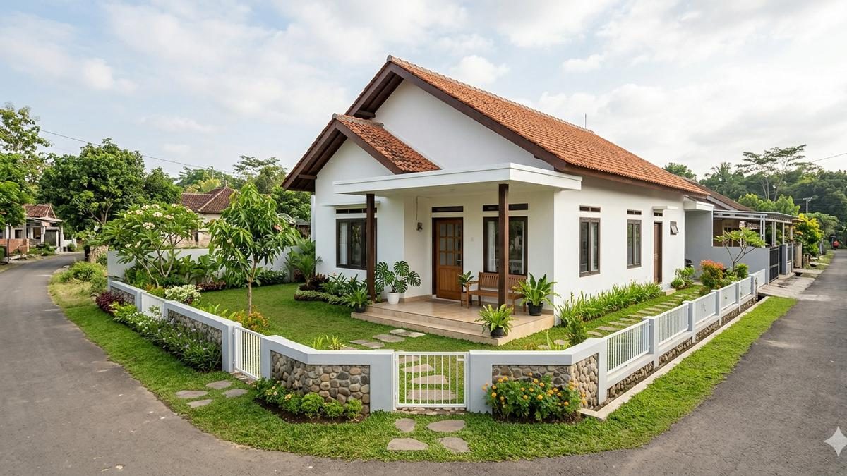 Model Rumah Desa untuk Lahan Hook yang Fungsional dan Estetis