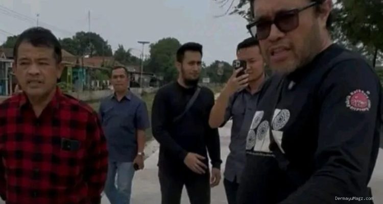 Ono Surono Tinjau Proyek Jatisawit, Puas Perbaikan Jalan Indramayu-Jatibarang