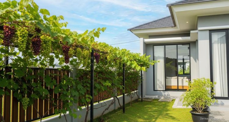 Pagar Rumah Tak Lagi Membosankan dengan 9 Ide Kebun Rambat Sederhana