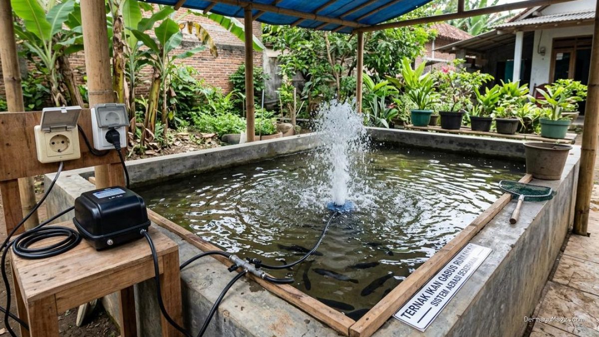 Panduan Lengkap Membuat Aerasi Efektif untuk Budidaya Ikan Gabus di Rumah