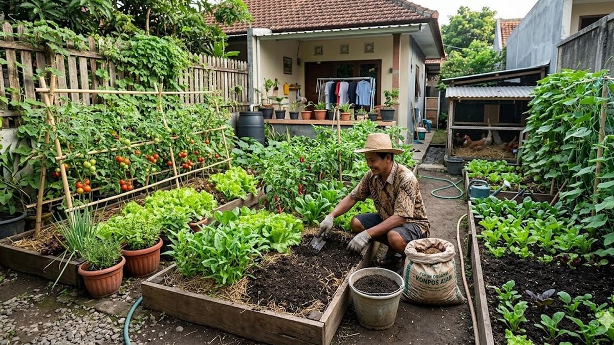 Panduan Lengkap Membuat Kebun Organik dari Limbah Kandang Ayam