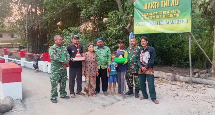 Pembangunan Jembatan Perintis Garuda Rampung: Warga Kroya Indramayu Gelar Syukuran