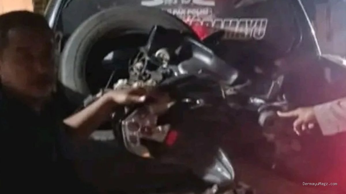 Pemotor Luka-Luka di Pasekan Indramayu Akibat Kaget Hindari Kendaraan