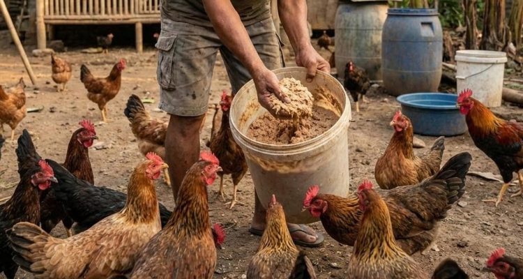 Penyusunan Pakan Ayam Kampung Fermentasi untuk Pemula, Praktis dan Murah