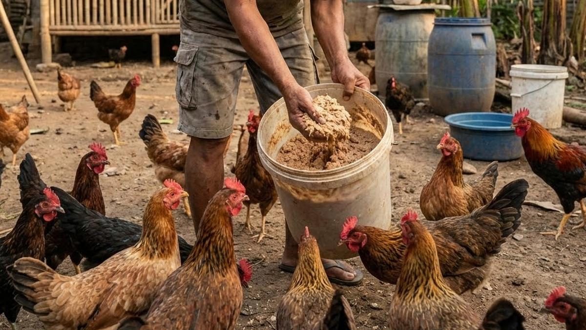 Penyusunan Pakan Ayam Kampung Fermentasi untuk Pemula, Praktis dan Murah