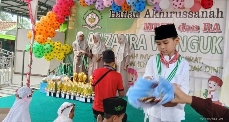 Perayaan Akhir Tahun MDTA RA Azzahra Wanguk Meriah Khidmat