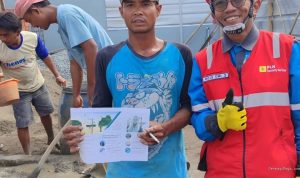 PLN UP3 Indramayu: Sosialisasi K3 Dekat Jaringan Listrik Konstruksi