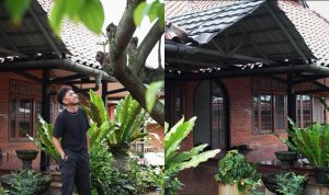 Potret Rumah Baru Ananda Omesh, Bergaya Bata Ekspos Nan Antik