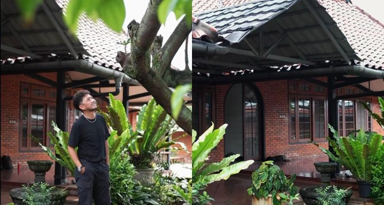 Potret Rumah Baru Ananda Omesh, Bergaya Bata Ekspos Nan Antik